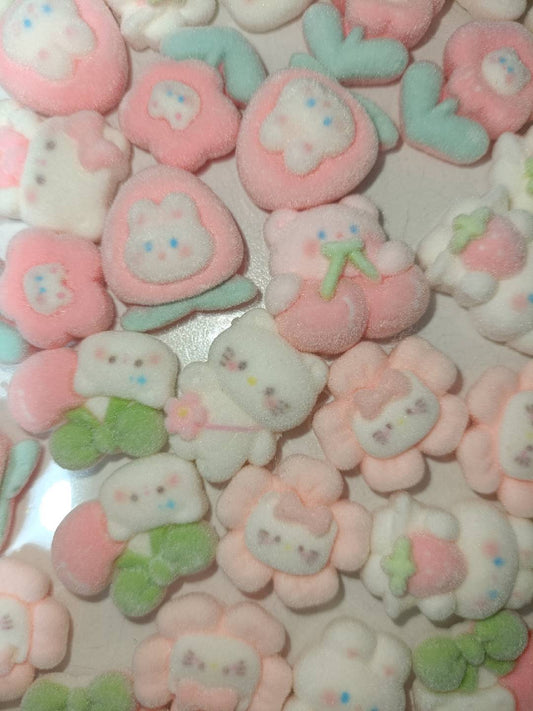 (New)Cute Flocked Beads- Warm Winter