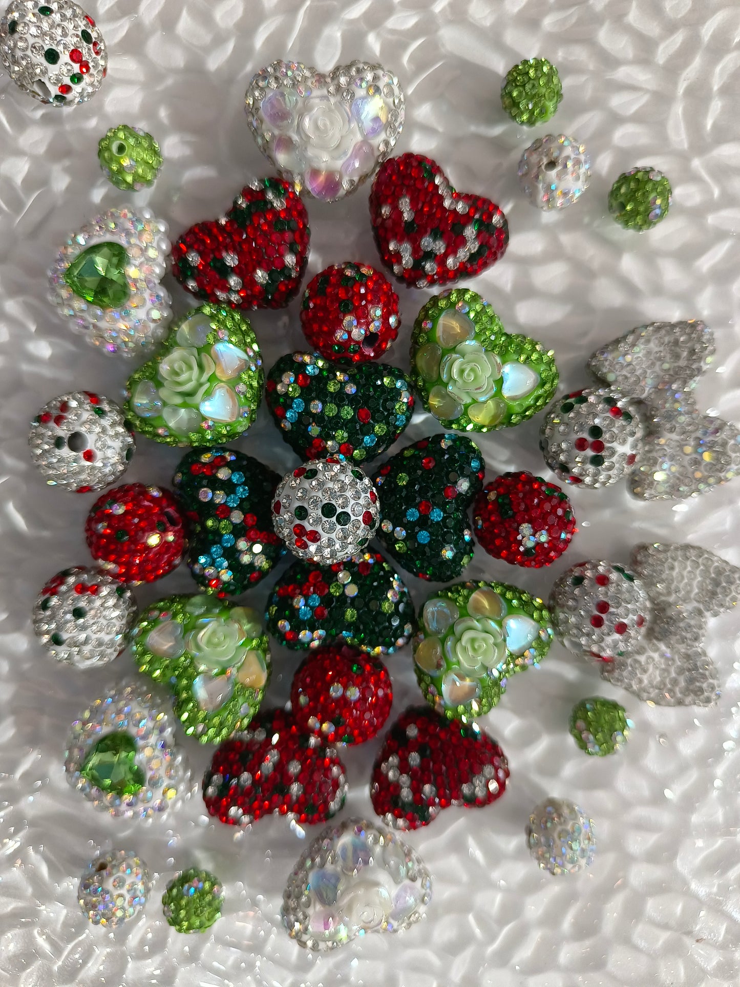(NEW)Lucky Christmas Diamond Beads