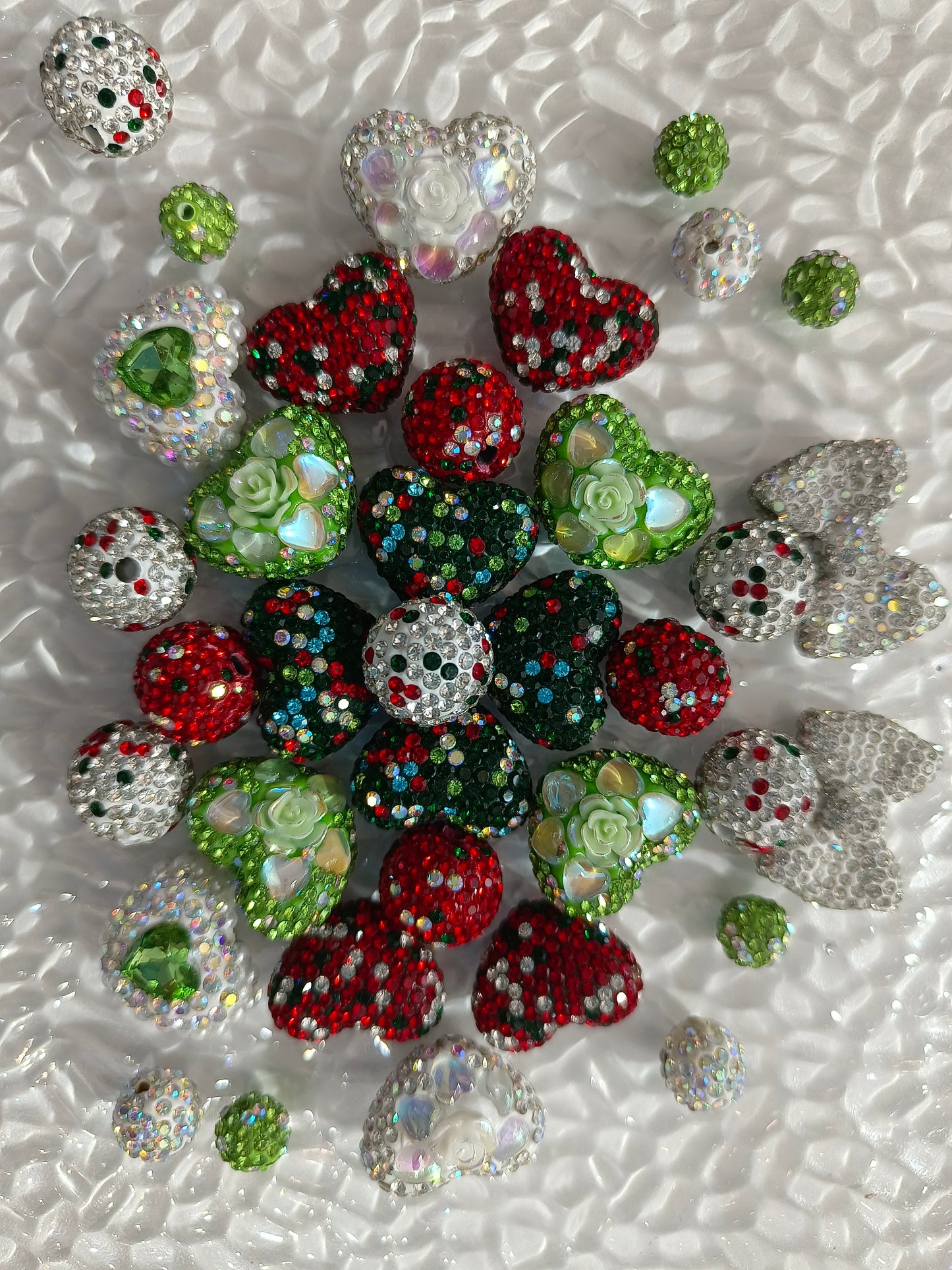 (NEW)Lucky Christmas Diamond Beads
