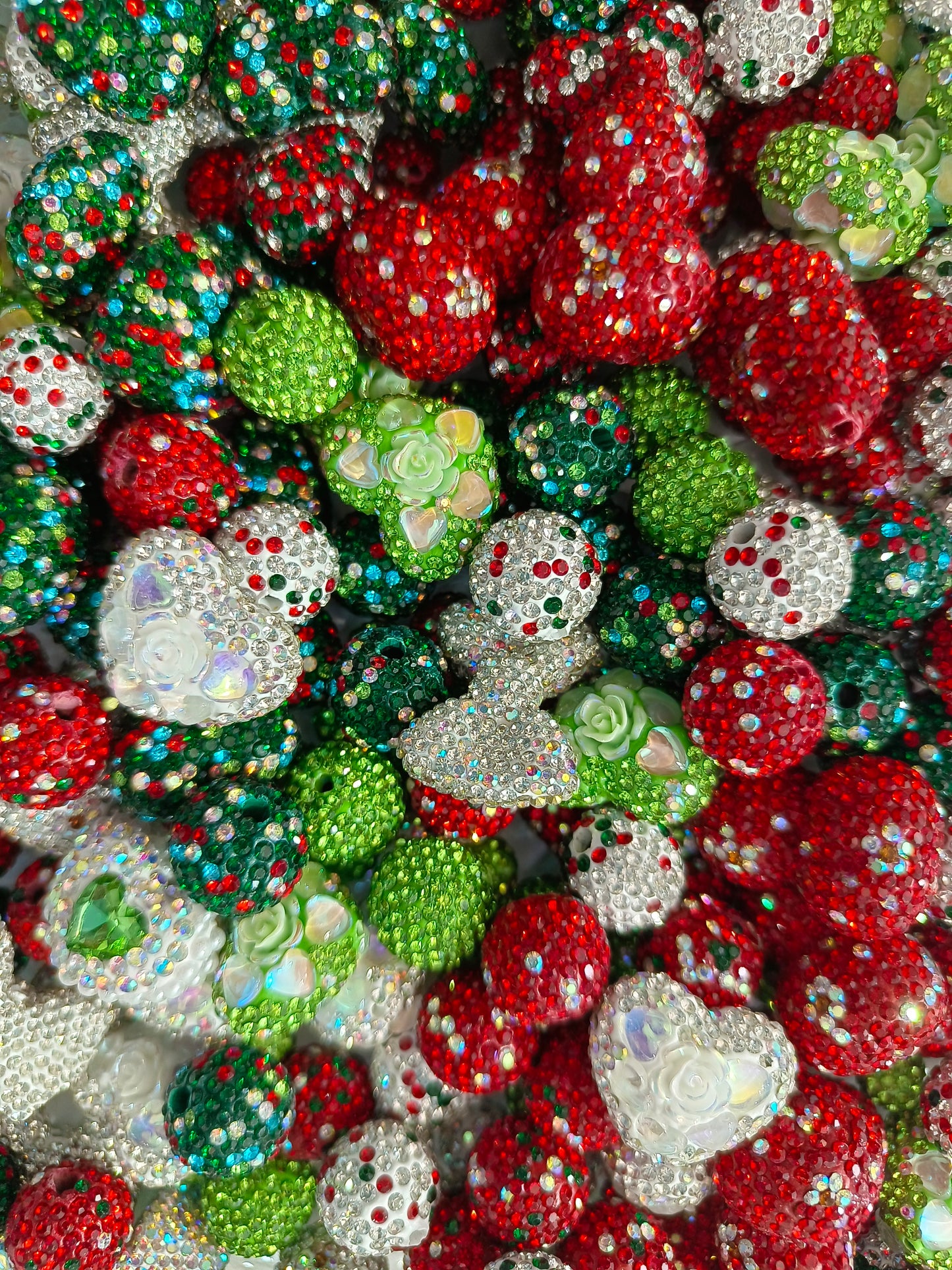 (NEW)Lucky Christmas Diamond Beads
