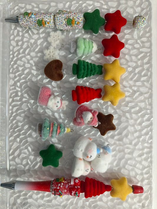 (New)Adorable Christmas Festival Fluffy Beads