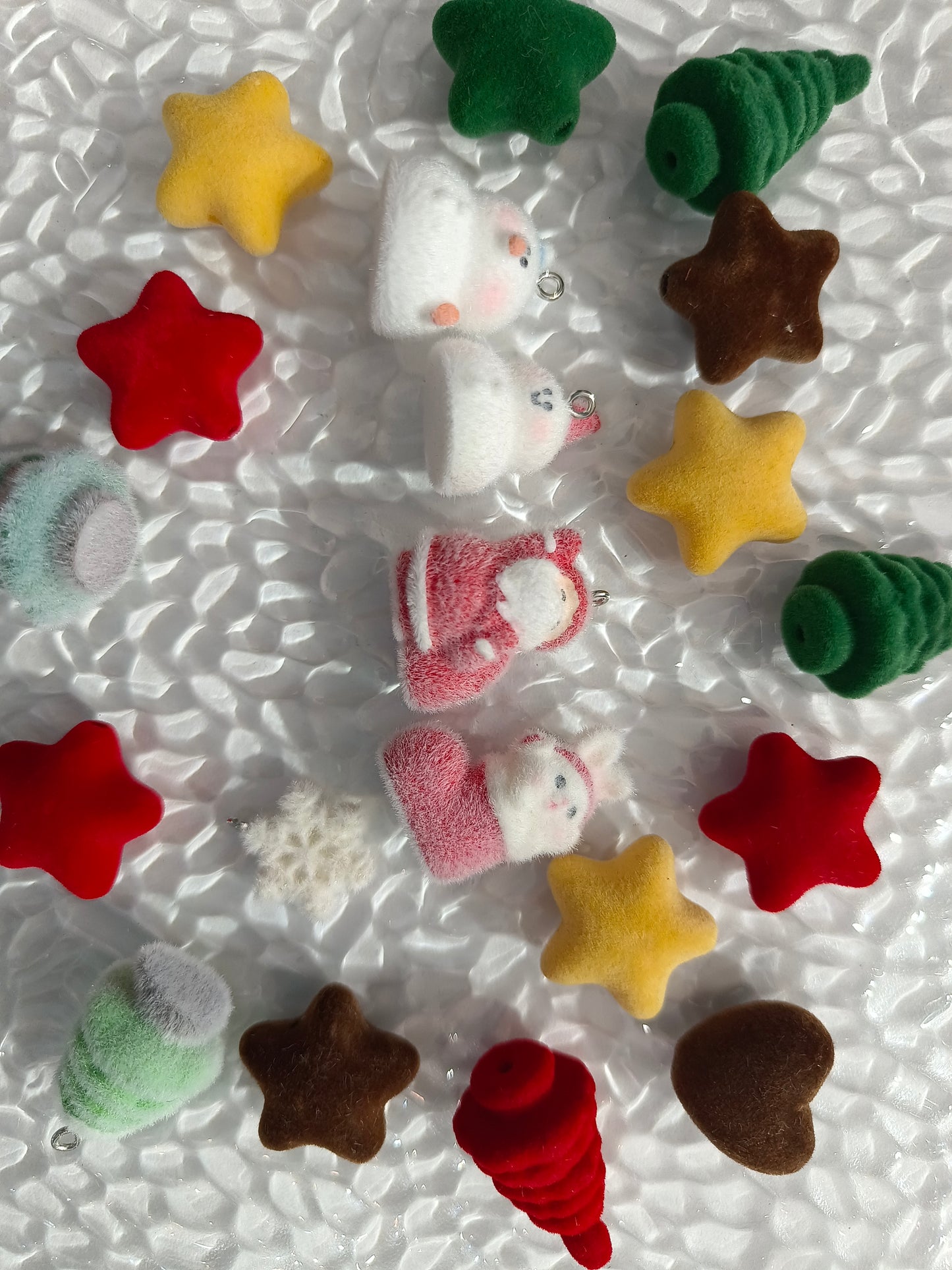 (New)Adorable Christmas Festival Fluffy Beads