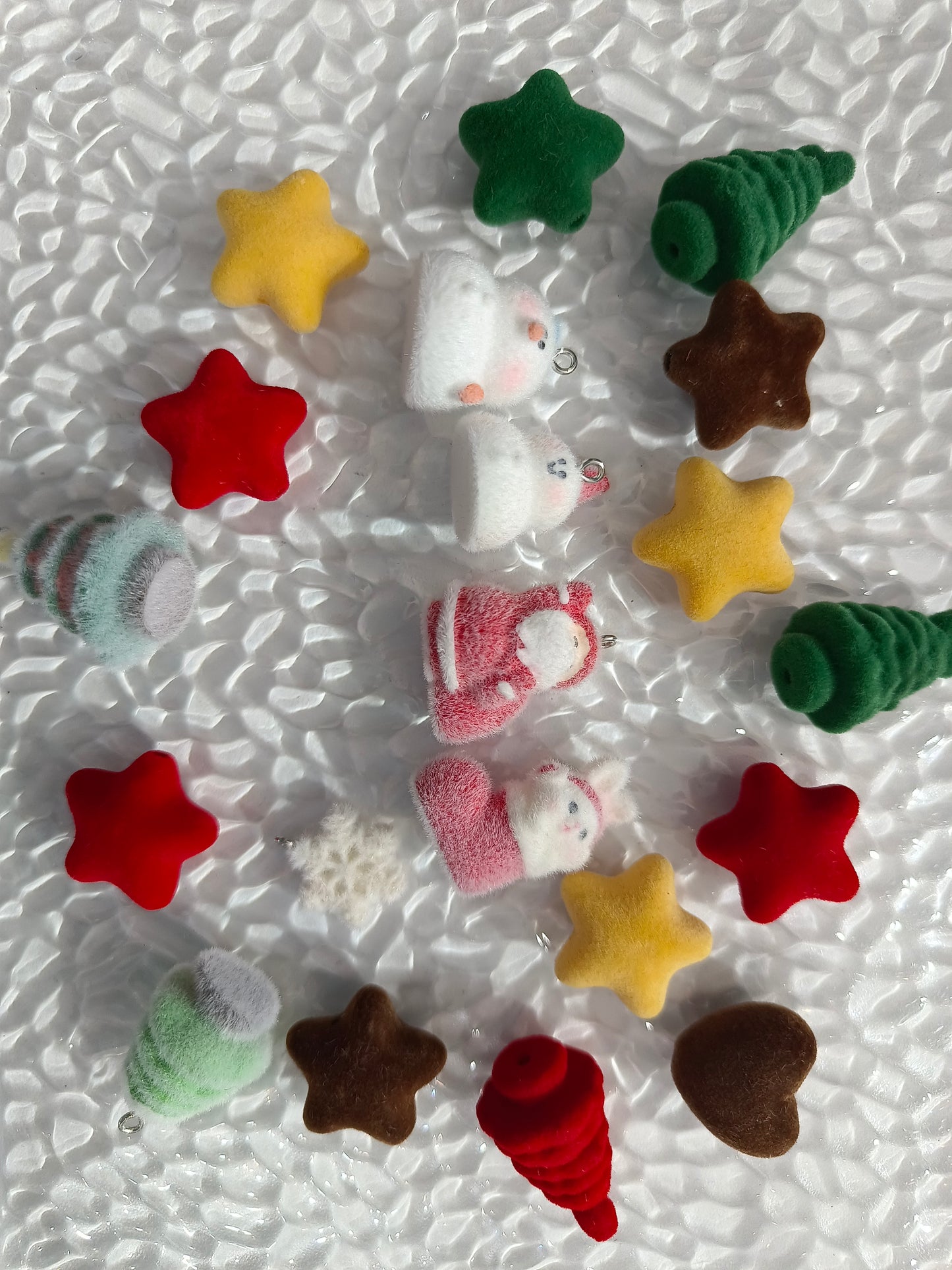 (New)Adorable Christmas Festival Fluffy Beads