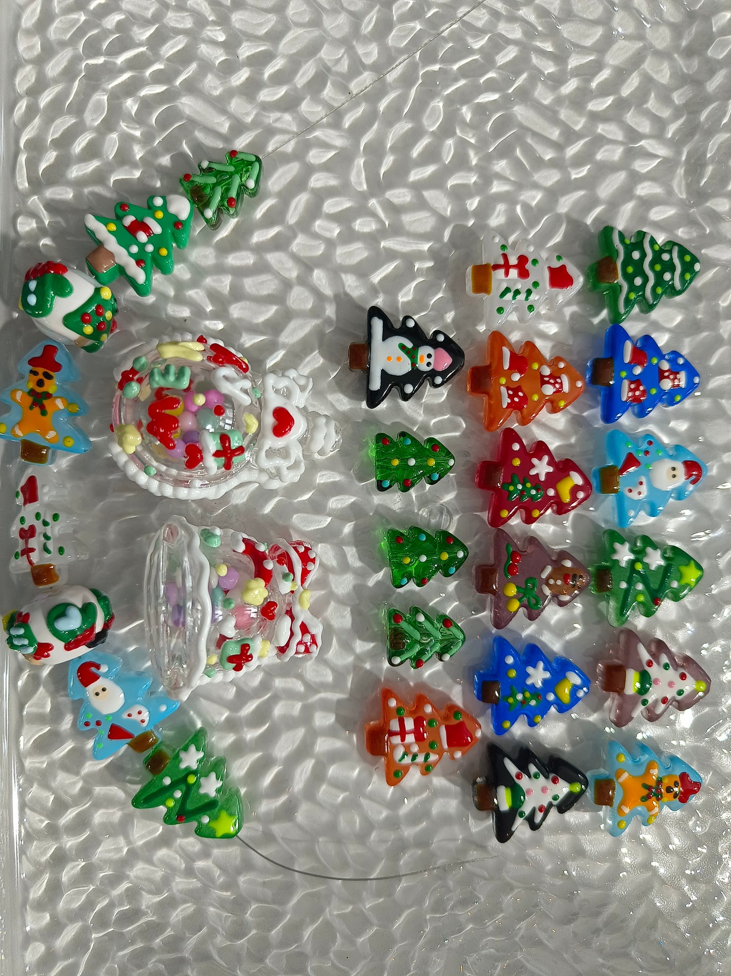 (New)Christmas glass beads and Bubble