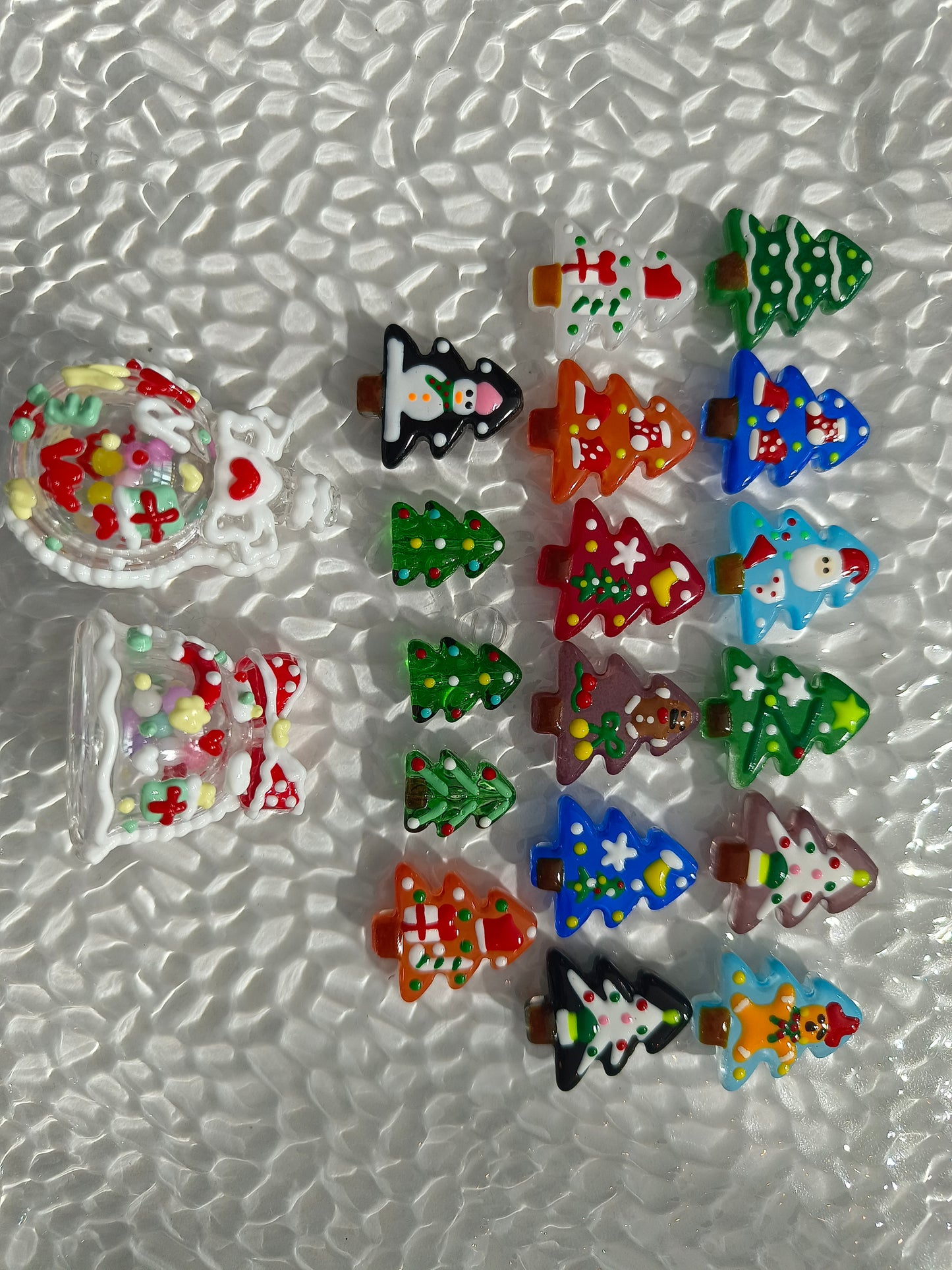 (New)Christmas glass beads and Bubble
