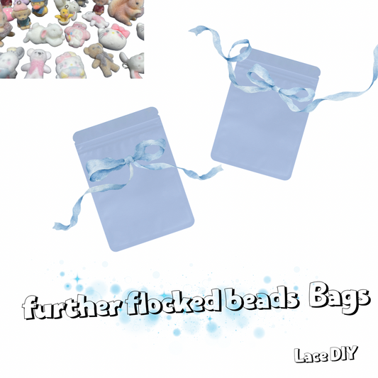 {NEW ARRIVAL} Cute further flocked beads