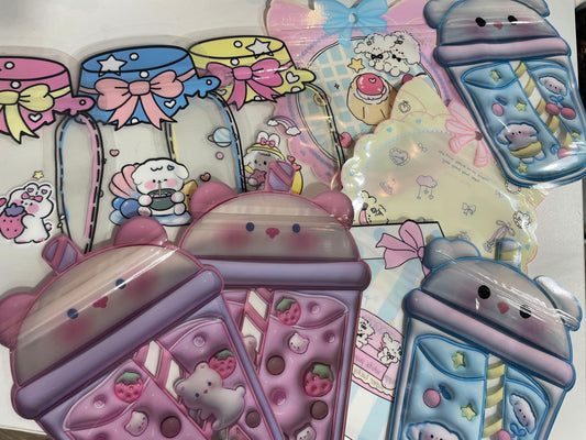 (NEW) Ice Cream cup/wish bottle Bags