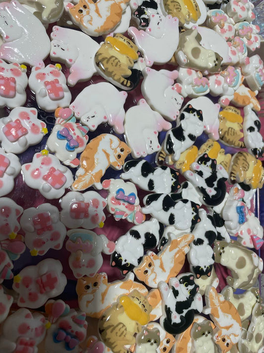 Halloween Cute Ghost Trick or Treat Resin glue beads Bags