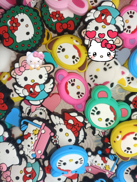 (New) Kitty Cat Silicone beads Collection