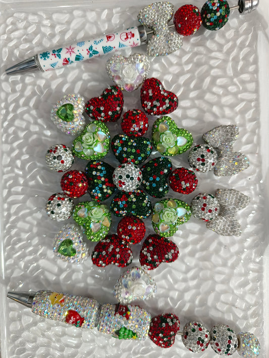 (NEW)Lucky Christmas Diamond Beads