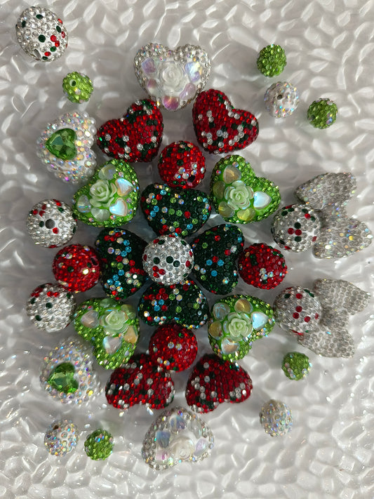 (NEW)Lucky Christmas Diamond Beads