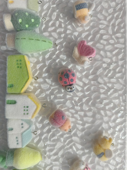 (NEW)Cute Furry Beads-A gathering of insect families