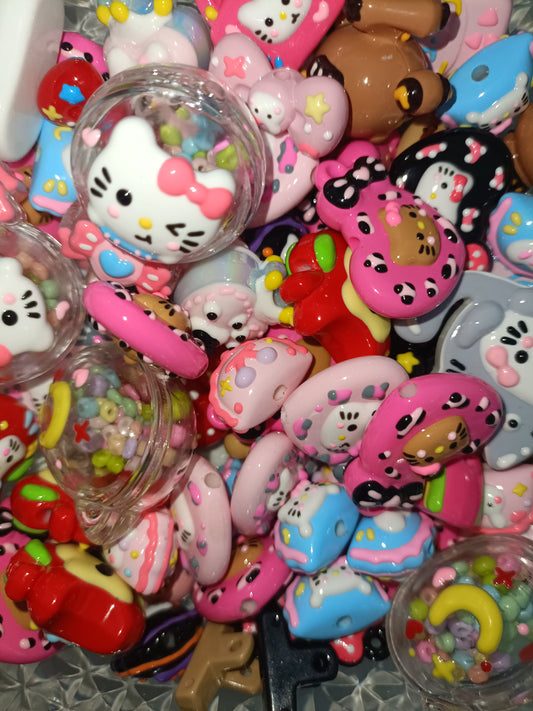 (NEW)Kitty Cat Hold a Party Cute Beads
